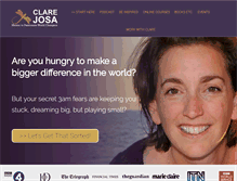 Tablet Screenshot of clarejosa.com